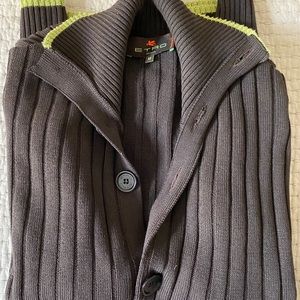 Men’s ETRO Mercerized Cotton Cardigan Sweater
